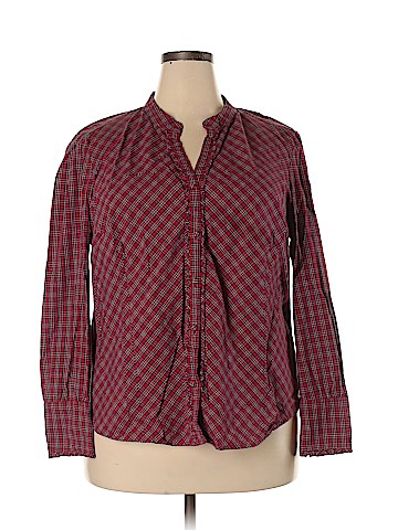 St. John's Bay Long Sleeve Button-Down Shirt (view 1)
