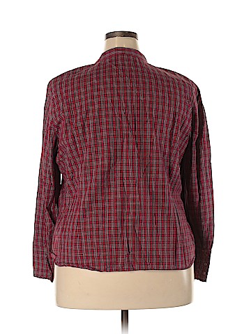 St. John's Bay Long Sleeve Button-Down Shirt (view 2)