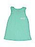 Cat & Jack Graphic Teal Tank Top Size 4 - 5 - photo 1