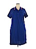 Ava & Viv 100% Cotton Blue Casual Dress Size 2X - photo 1