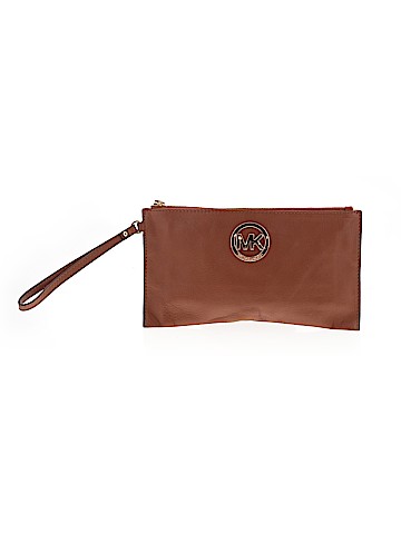 MICHAEL Michael Kors Leather Wristlet (view 1)