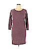 James Perse 100% Supima Cotton Purple Casual Dress Size XL (4) - photo 1