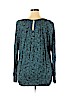 Daisy Fuentes 100% Rayon Teal Long Sleeve Top Size XL - photo 2