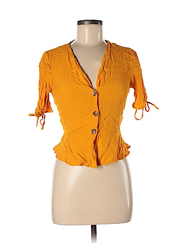 Topshop Short Sleeve Blouse (view 1)