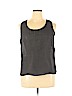 Notations 100% Polyester Black Sleeveless Blouse Size XL - photo 1