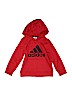 Adidas 100% Polyester Solid Red Pullover Hoodie Size 6 - photo 1