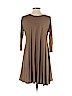 Charlotte Russe Brown Casual Dress Size XS - photo 2