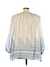 Lucky Brand 100% Polyester Gray Long Sleeve Blouse Size 3X - photo 2