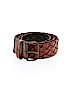 Unbranded 100% Leather Solid Brown Leather Belt Size S - photo 1