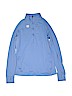 Nike 100% Polyester Blue Track Jacket Size 8 - 10 - photo 1