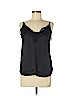 H&M 100% Polyester Black Sleeveless Blouse Size 8 - photo 1