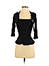 Rinascimento Black 3/4 Sleeve Top Size S - photo 1