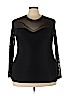 Assorted Brands Black Long Sleeve Top Size 3X - photo 1