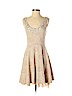 Free People Tan Casual Dress Size S - photo 1