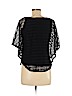 Roz & Ali 100% Polyester Black 3/4 Sleeve Blouse Size M (petite) - photo 2