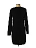 Tahari by ASL 100% Cotton Black Casual Dress Size L (petite) - photo 2