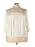 Roz & Ali Ivory Cardigan Size 3X - photo 1