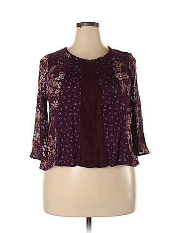 Xhilaration Long Sleeve Blouse (view 1)