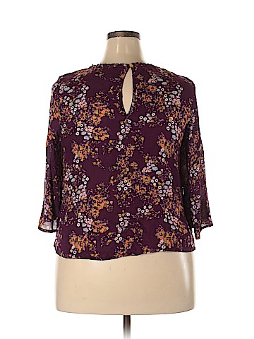 Xhilaration Long Sleeve Blouse (view 2)