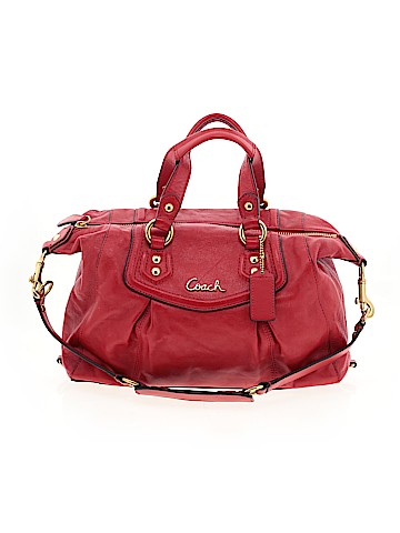Coach Factory Leather Satchel (view 1)