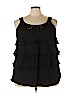 Lane Bryant Outlet 100% Polyester Black Sleeveless Blouse Size 22 - 24 Plus - photo 1