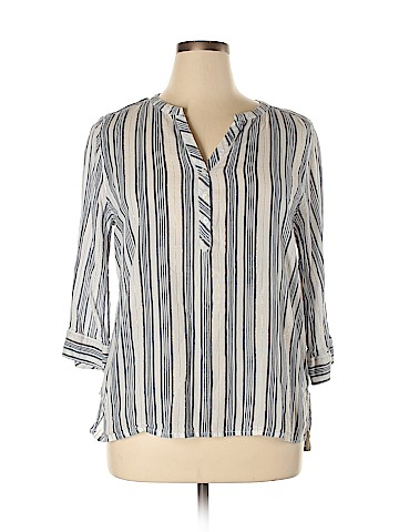 St. John's Bay Long Sleeve Blouse (view 1)