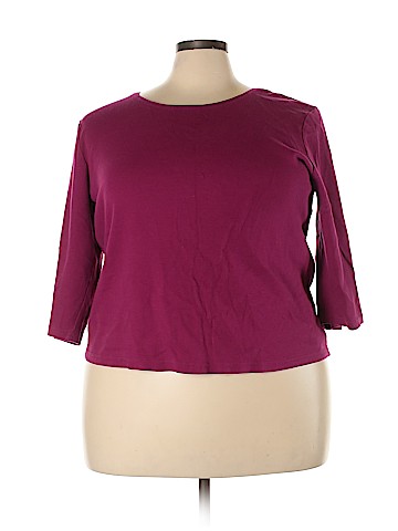 Karen Scott 3/4 Sleeve T-Shirt (view 1)