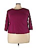 Karen Scott 100% Cotton Pink 3/4 Sleeve T-Shirt Size 3X - photo 1
