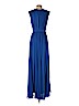 Badgley Mischka 100% Polyester Blue Casual Dress Size 4 - photo 2