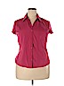 Style&Co Pink Short Sleeve Blouse Size 18 - photo 1