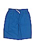 Hanna Andersson 100% Cotton Solid Blue Shorts Size 160 cm / US 14 - photo 1