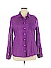 Stylus 100% Cotton Purple Long Sleeve Button-Down Shirt Size XL - photo 1