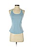 Nike 100% Polyester Blue Active Tank Size S - photo 1