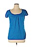 Belle Du Jour 100% Polyester Blue Short Sleeve Top Size XL - photo 1