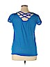 Belle Du Jour 100% Polyester Blue Short Sleeve Top Size XL - photo 2