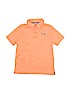 Under Armour 100% Polyester Solid Orange Short Sleeve Polo Size S (kids) - photo 1