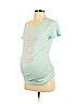 Motherhood Green Short Sleeve T-Shirt Size XS - photo 1
