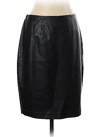 Ann Taylor Faux Leather Skirt (view 1)