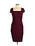 Joseph Ribkoff Burgundy Casual Dress Size 6 - photo 1