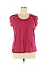 Style&Co 100% Cotton Pink Short Sleeve Top Size XL - photo 1