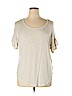 Hannah Ivory Short Sleeve Top Size XL - photo 1