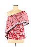 Lauren by Ralph Lauren 100% Cotton Red Short Sleeve Blouse Size XL - photo 1
