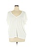 Splendid 100% Supima Cotton White Short Sleeve Top Size XL - photo 1