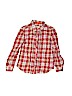 Mayoral 100% Cotton Plaid Red Long Sleeve Button-Down Shirt Size 5 - photo 1