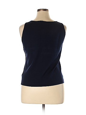Lauren by Ralph Lauren Sleeveless Silk Top (view 2)