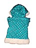 Little Lass 100% Polyester Hearts Blue Vest Size 3T - photo 2