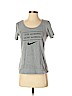 Nike 100% Cotton Gray Short Sleeve T-Shirt Size S - photo 1