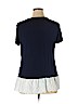 Hannah Blue Short Sleeve Top Size XL - photo 2