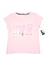 Xersion 100% Cotton Graphic Pink Short Sleeve T-Shirt Size 18 - photo 1