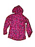 Lands' End 100% Nylon Floral Pink Raincoat Size 7 - 8 - photo 1